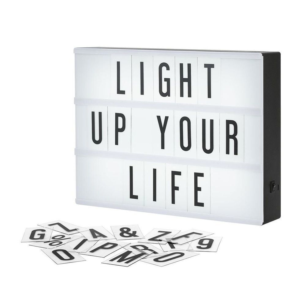 HEIDI Swapp -Light box with letters